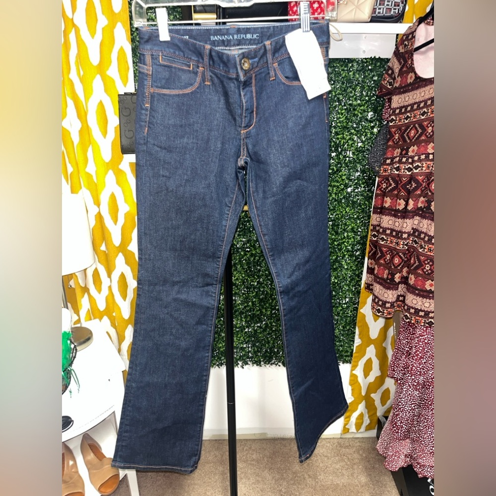 Banana Republic Women's Blue Boot Cut Jeans